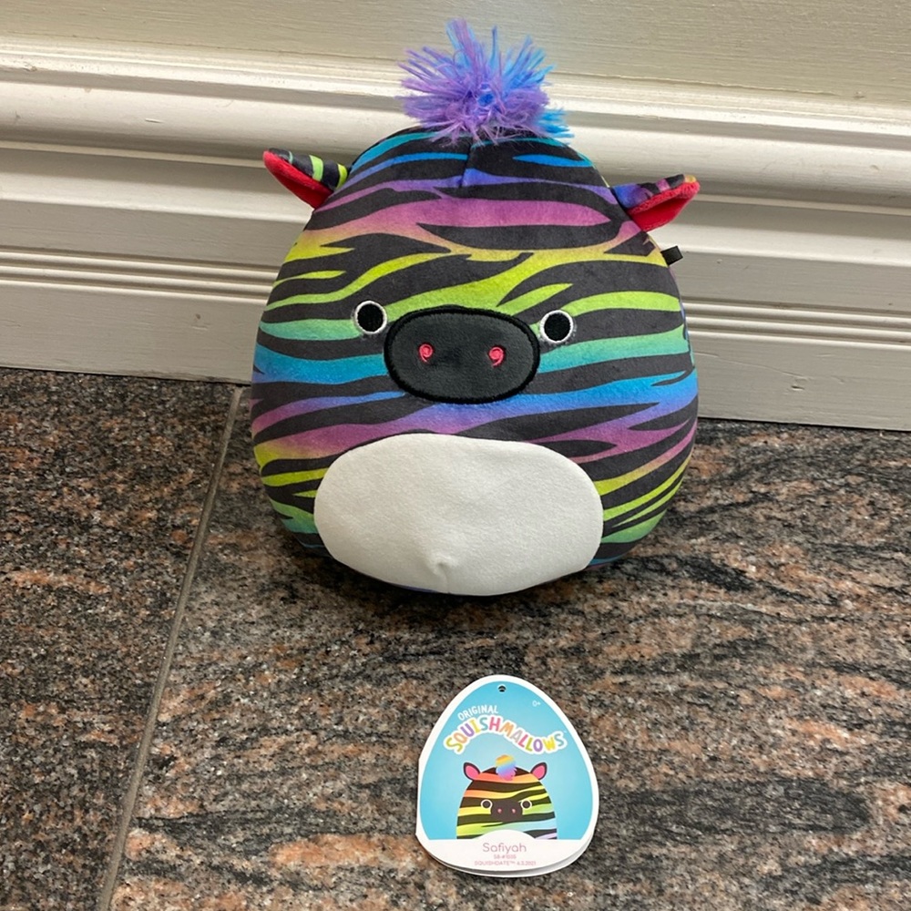 Squishmallows Safiyah Zebra 8”